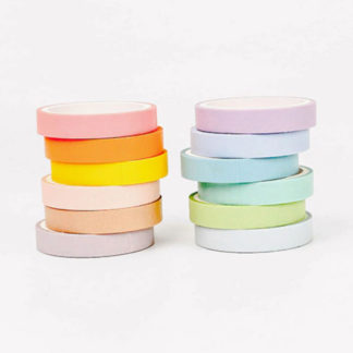 washi tape pastel set