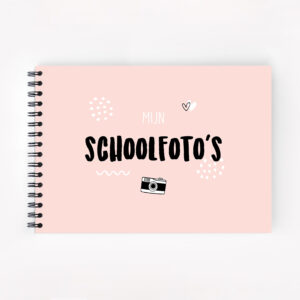 schoolfotoboek roze