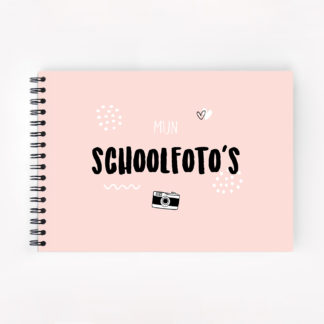 schoolfotoboek roze